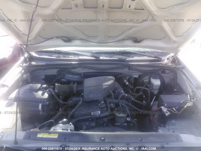 5TETX22N37Z402599 - 2007 TOYOTA TACOMA ACCESS CAB Silber Foto 10