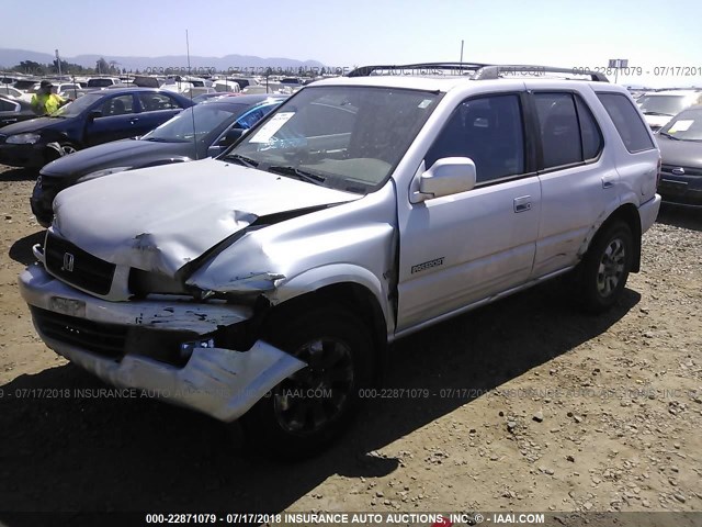 4S6CM58WXX4400161 - 1999 HONDA PASSPORT EX/LX 银色 照片 2