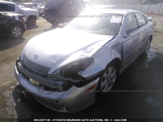 JTHBA30G055120801 - 2005 LEXUS ES 330 SILVER photo 2