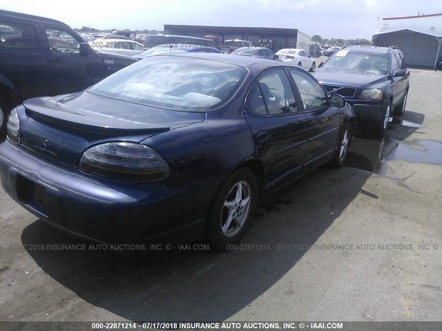 1G2WP52K12F157140 - 2002 PONTIAC GRAND PRIX GT BLUE photo 4