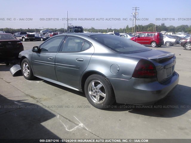2G2WS542141245997 - 2004 PONTIAC GRAND PRIX GT2 ნაცრისფერი ფოტო 3
