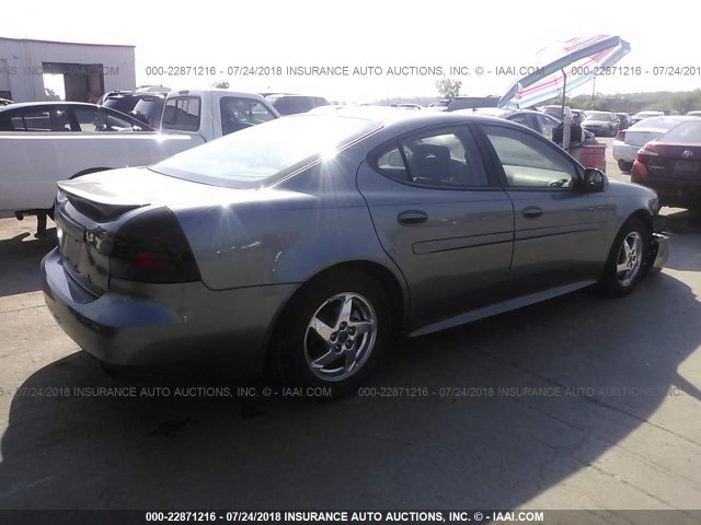 2G2WS542141245997 - 2004 PONTIAC GRAND PRIX GT2 ნაცრისფერი ფოტო 4