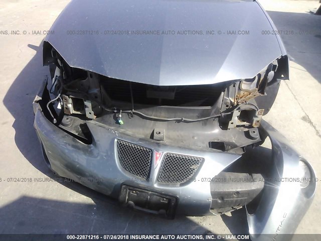 2G2WS542141245997 - 2004 PONTIAC GRAND PRIX GT2 ნაცრისფერი ფოტო 6