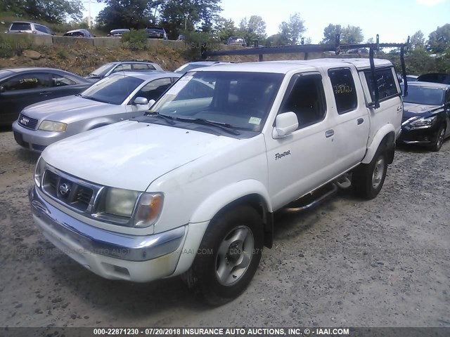 1N6ED27Y6YC309884 - 2000 NISSAN FRONTIER CREW CAB XE/CREW CAB SE WHITE photo 2