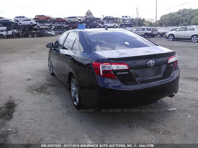 4T1BF1FK3CU188267 - 2012 TOYOTA CAMRY SE/LE/XLE 黑色 照片 3
