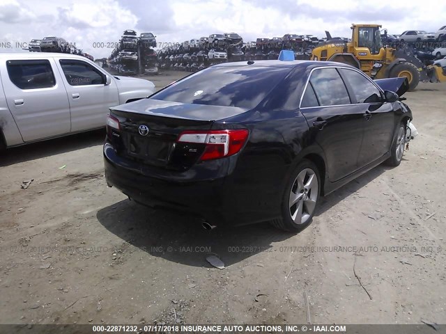 4T1BF1FK3CU188267 - 2012 TOYOTA CAMRY SE/LE/XLE 黑色 照片 4