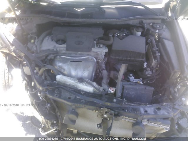 4T1BF1FK0HU299172 - 2017 TOYOTA CAMRY LE/XLE/SE/XSE BLACK photo 10