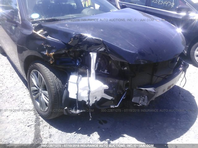 4T1BF1FK0HU299172 - 2017 TOYOTA CAMRY LE/XLE/SE/XSE BLACK photo 6