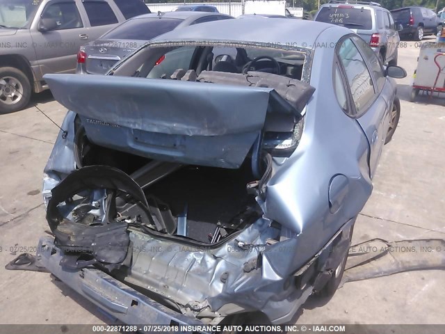 1FAFP53U76A178529 - 2006 FORD TAURUS SE BLUE photo 6