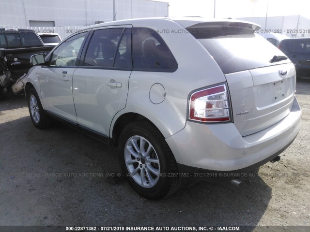 2FMDK39C47BB59988 - 2007 FORD EDGE SEL PLUS CREAM photo 3