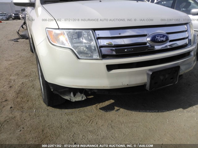 2FMDK39C47BB59988 - 2007 FORD EDGE SEL PLUS CREAM photo 6