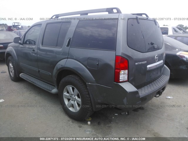 5N1AR18B49C612733 - 2009 NISSAN PATHFINDER S/LE/SE GRAY photo 3