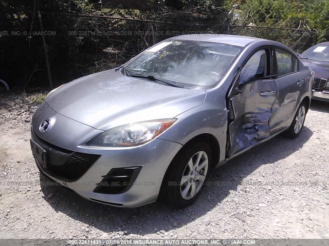 JM1BL1SF4A1164483 - 2010 MAZDA 3 I GRAY photo 2