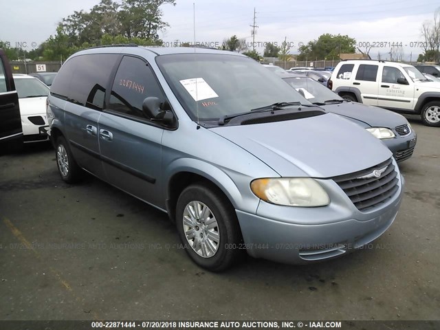 1C4GP45R85B175312 - 2005 CHRYSLER TOWN & COUNTRY  BLUE photo 1