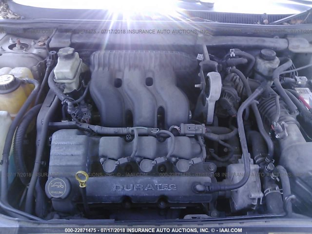 1FAFP28165G202148 - 2005 FORD FIVE HUNDRED LIMITED GOLD photo 10