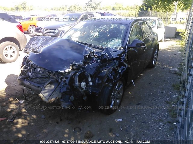 2G4GS5EV0D9138431 - 2013 BUICK REGAL PREMIUM BLACK photo 2