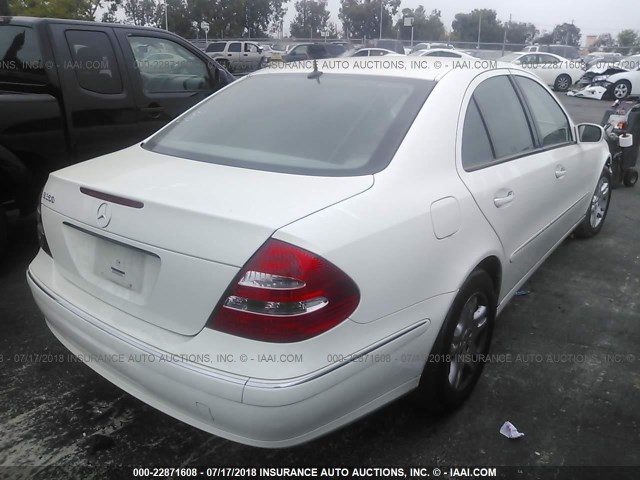 WDBUF56J16A764387 - 2006 MERCEDES-BENZ E 350 白色 照片 4