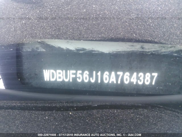 WDBUF56J16A764387 - 2006 MERCEDES-BENZ E 350 白色 照片 9