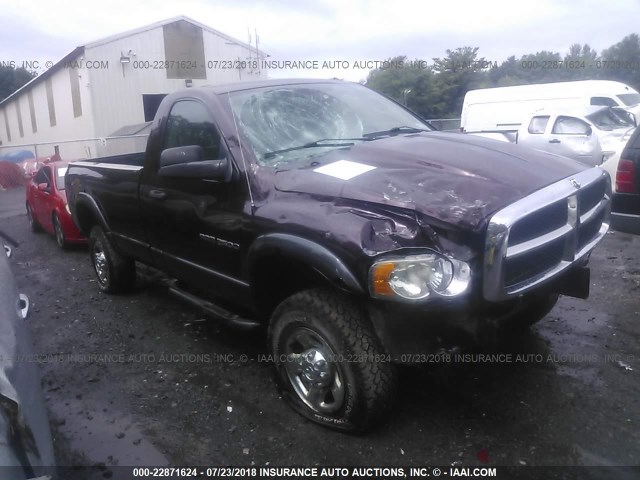 3D7KU26D04G278794 - 2004 DODGE RAM 2500 ST/SLT 勃艮第红 照片 1