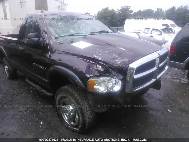 3D7KU26D04G278794 - 2004 DODGE RAM 2500 ST/SLT BURGUNDY photo 6