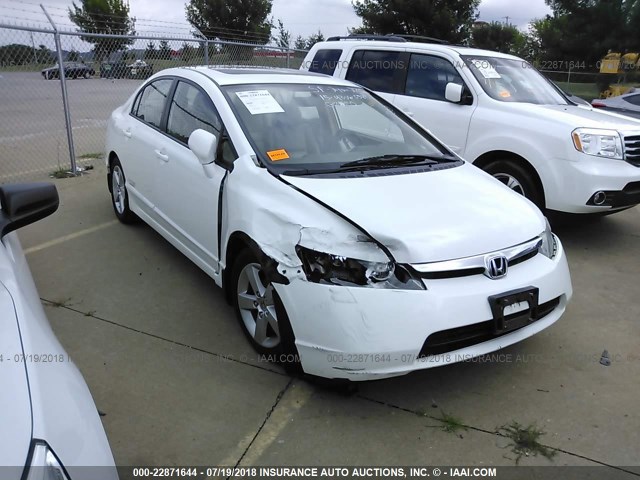 1HGFA15928L027555 - 2008 HONDA CIVIC EXL 白色 照片 1