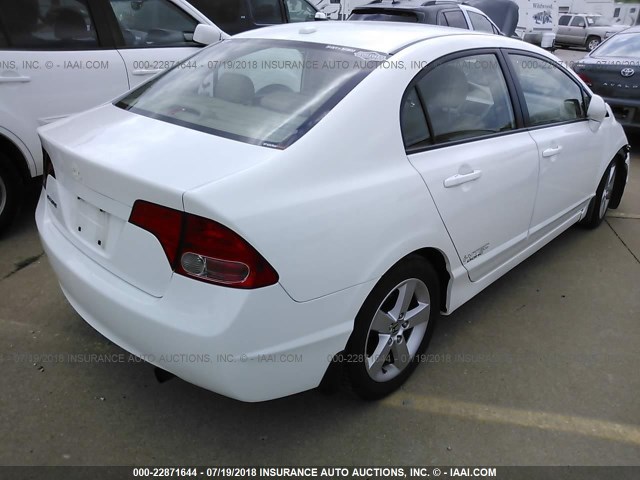 1HGFA15928L027555 - 2008 HONDA CIVIC EXL 白色 照片 4