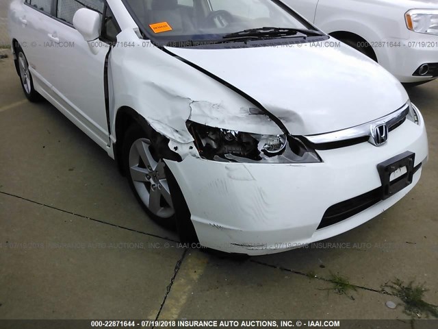 1HGFA15928L027555 - 2008 HONDA CIVIC EXL 白色 照片 6