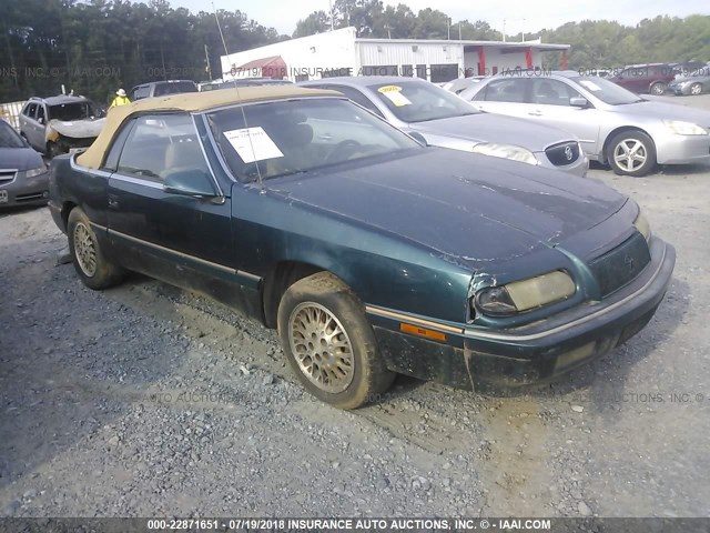 1C3XU453XPF646462 - 1993 CHRYSLER LEBARON GREEN photo 1