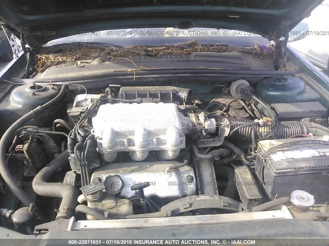 1C3XU453XPF646462 - 1993 CHRYSLER LEBARON GREEN photo 10