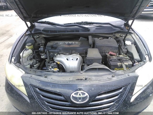 4T1BE46K49U325102 - 2009 TOYOTA CAMRY SE/LE/XLE BLACK photo 10