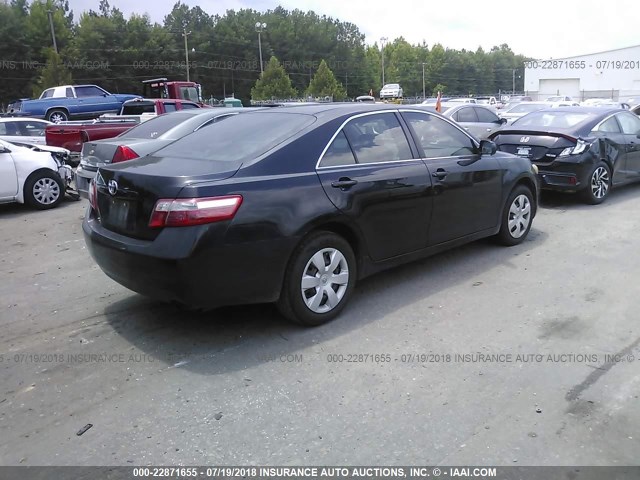 4T1BE46K49U325102 - 2009 TOYOTA CAMRY SE/LE/XLE BLACK photo 4