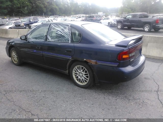 4S3BE625947204539 - 2004 SUBARU LEGACY L SPECIAL BLUE photo 3