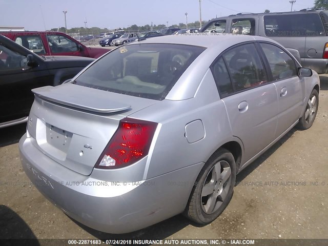 1G8AL58B46Z187224 - 2006 SATURN ION LEVEL 3 SILVER photo 4