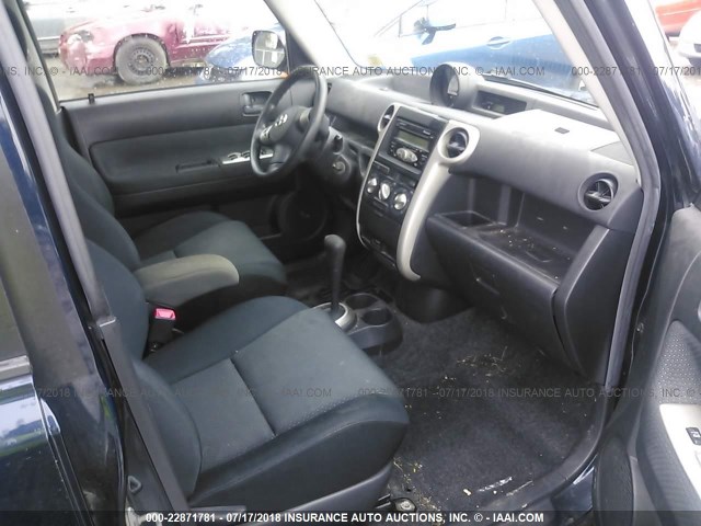 JTLKT324164086734 - 2006 TOYOTA SCION XB Dunkelblau Foto 5