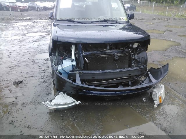 JTLKT324164086734 - 2006 TOYOTA SCION XB Dunkelblau Foto 6