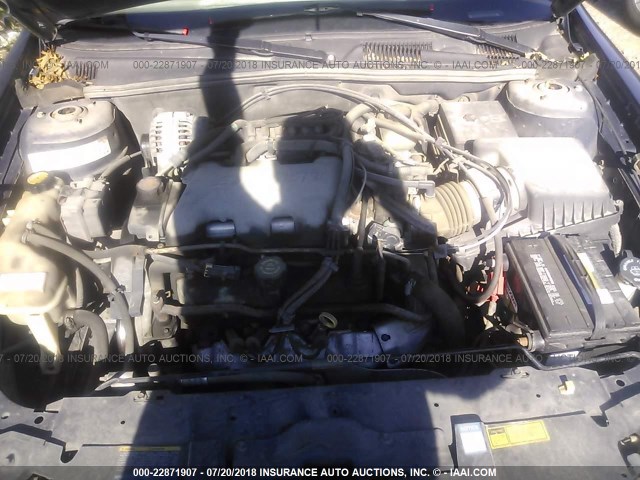 1G1NE52J81M675141 - 2001 CHEVROLET MALIBU LS მუქი ლურჯი ფოტო 10