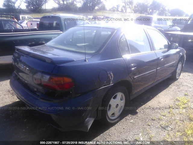 1G1NE52J81M675141 - 2001 CHEVROLET MALIBU LS მუქი ლურჯი ფოტო 4