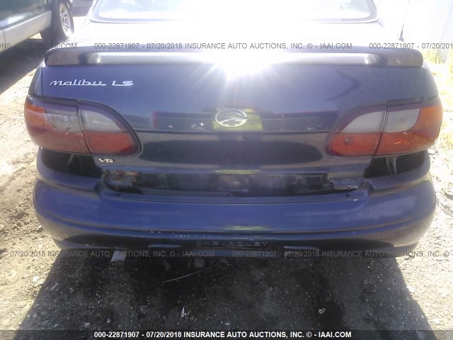 1G1NE52J81M675141 - 2001 CHEVROLET MALIBU LS მუქი ლურჯი ფოტო 6