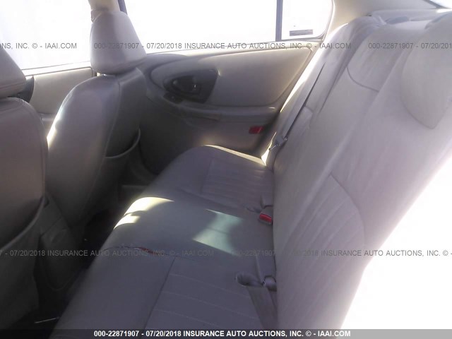 1G1NE52J81M675141 - 2001 CHEVROLET MALIBU LS მუქი ლურჯი ფოტო 8