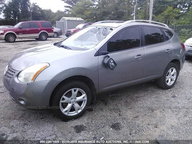 JN8AS58TX8W000756 - 2008 NISSAN ROGUE S/SL GRAY photo 2