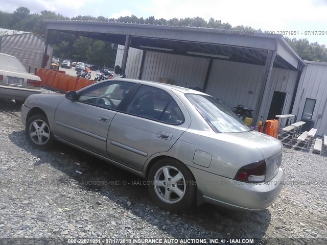 3N1CB51D52L591876 - 2002 NISSAN SENTRA XE/GXE GRAY photo 3