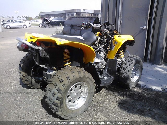 2BVHGCH177V002678 - 2007 CAN-AM RENEGADE 800 YELLOW photo 4