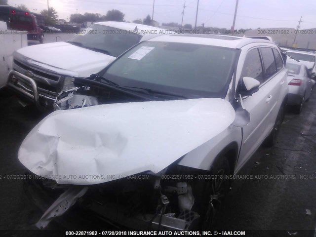 5TDJKRFH1GS348929 - 2016 TOYOTA HIGHLANDER XLE თეთრი ფოტო 2
