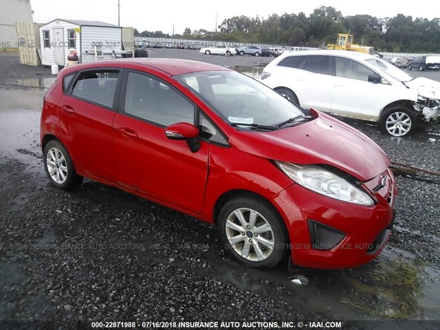 3FADP4EJ2DM113723 - 2013 FORD FIESTA SE RED photo 1