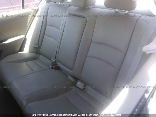 1HGCR2F88DA007050 - 2013 HONDA ACCORD EXL WHITE photo 8