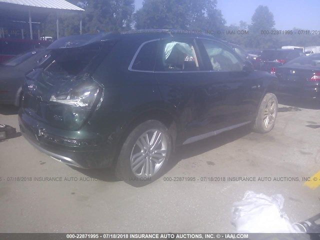 WA1CNAFYXJ2086774 - 2018 AUDI Q5 PRESTIGE GREEN photo 4