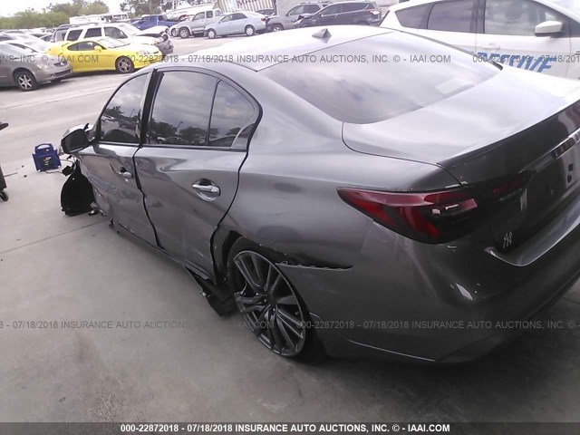 JN1FV7AP8JM460651 - 2018 INFINITI Q50 RED SPORT 400 GRAY photo 3