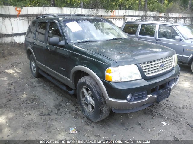 1FMDU64W02UB10576 - 2002 FORD EXPLORER EDDIE BAUER GREEN photo 1