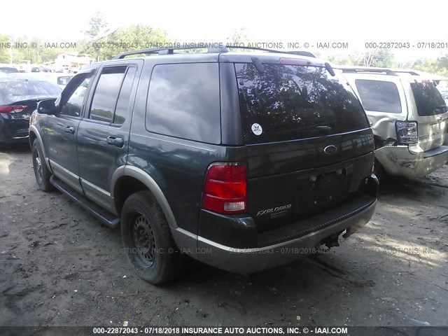 1FMDU64W02UB10576 - 2002 FORD EXPLORER EDDIE BAUER GREEN photo 3