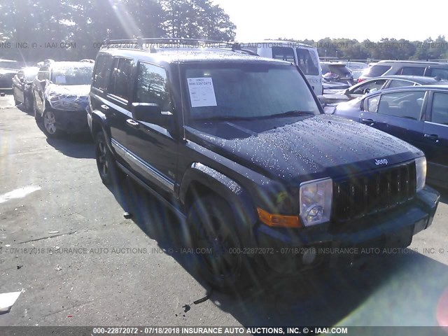 1J8HG48K16C352225 - 2006 JEEP COMMANDER შავი ფოტო 1